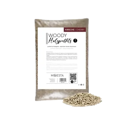 WOODY - Hartholz Kirsche Pellets 5 kg